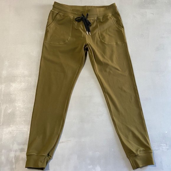 Zyia Jogger Pants Womens Size Medium olive gym yoga running stretch - Picture 1 of 6